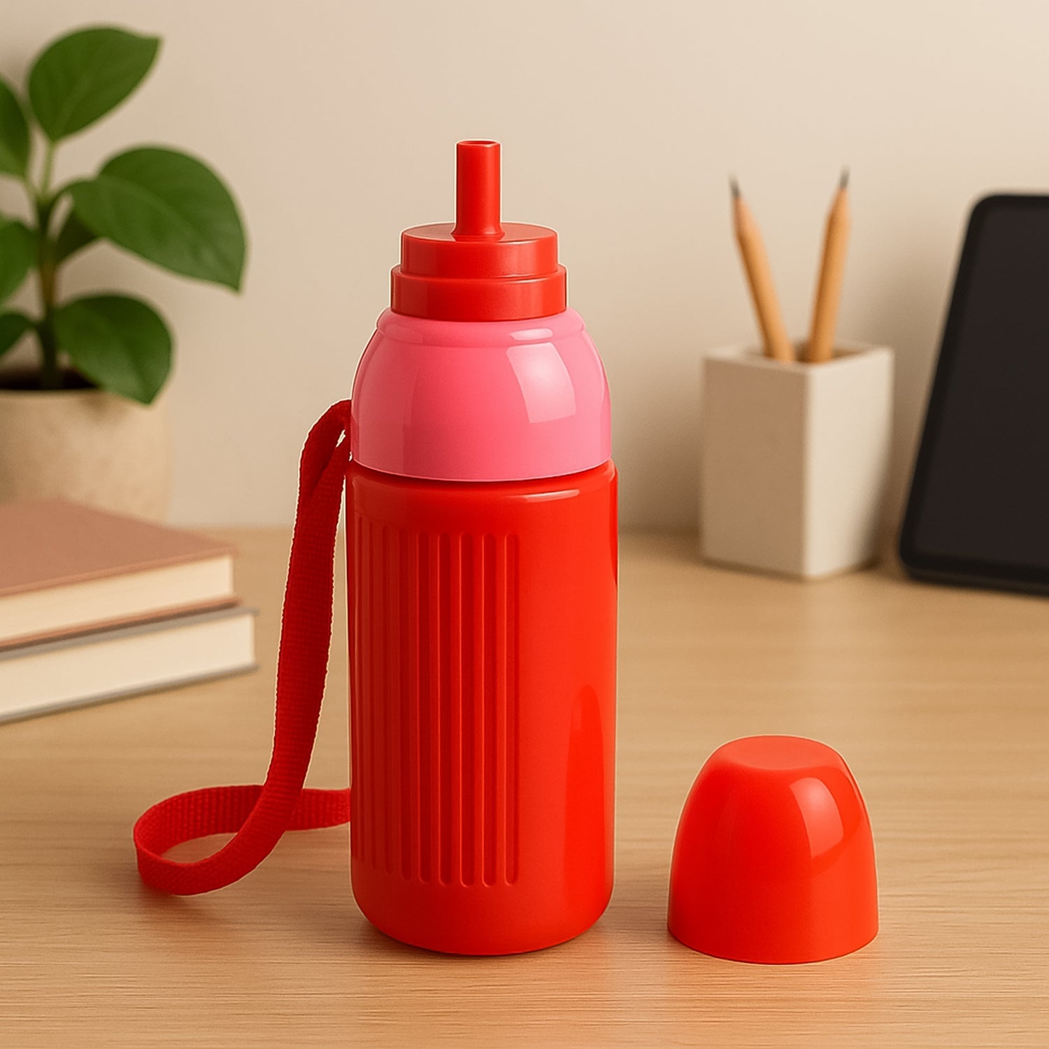 500ML Kids Insulated Plastic Water Bottle (1 Pc) 500ML Kids Insulated Plastic Water Bottle (1 Pc)